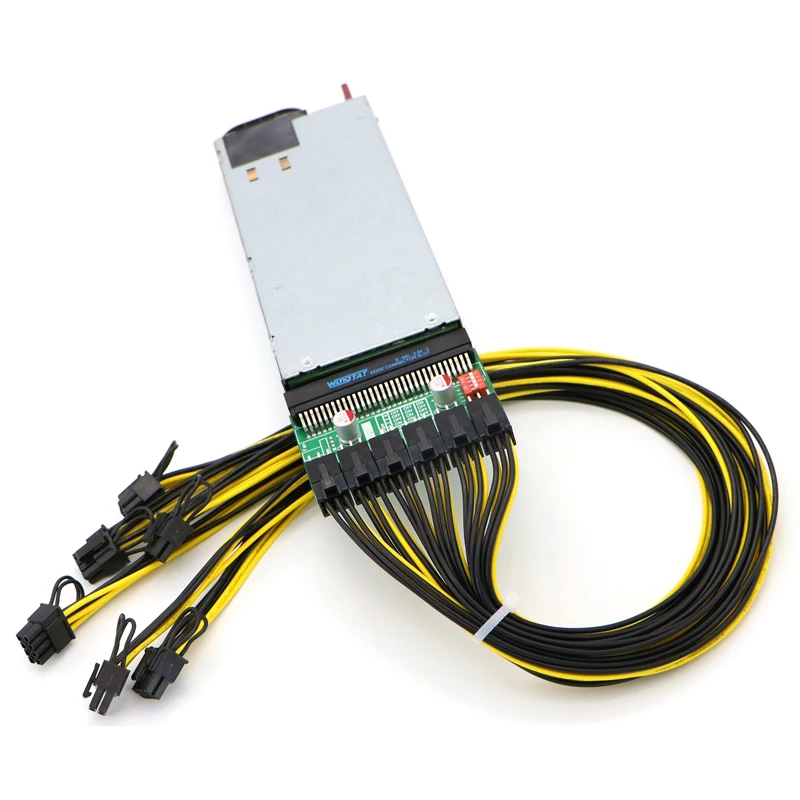 Mining Power Supply Kit 1200W PSU Server, Breakout Board