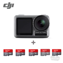 DJI Osmo пульт дистанционного управления для спортивной Cameria двойные экраны 1/2 образования легкой пены. " CMOS 12MP 4K HDR видео 11 м Водонепроницаемый 8 xslow движения UHD качество RockSteady
