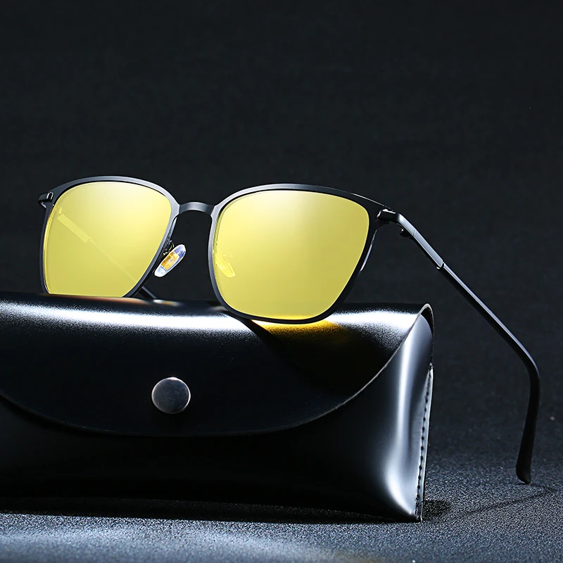 Мужские поляризационные солнцезащитные очки для спорта на открытом воздухе солнцезащитные очки для ночного вождения Polaroid металлическая оправа солнцезащитные очки для мужчин Gafas De Sol