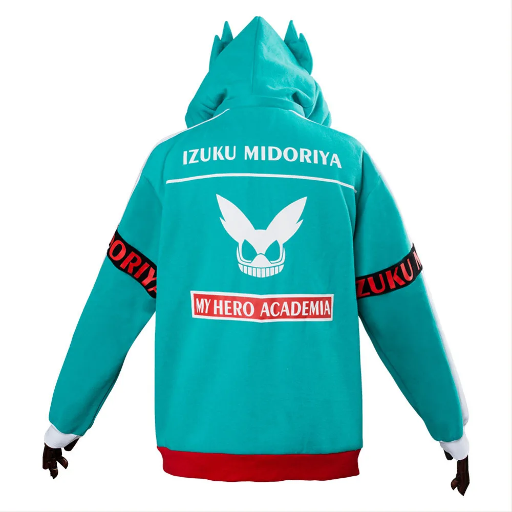 Новая Толстовка для косплея Midoriya Izuku костюмы боку без героев академии толстовка