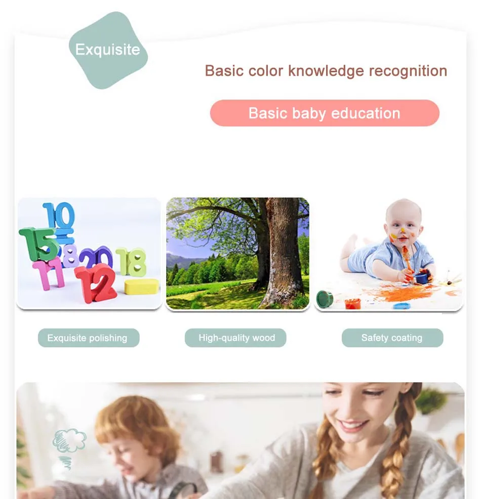 wooden puzzles baby toys  (4)