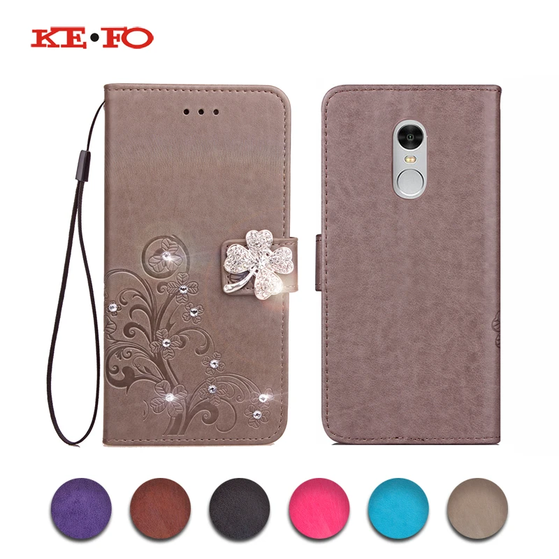 

Magnetic Wallet Phone Case For Xiaomi Redmi Note 4X Glitter Diamond Cover For Xiaomi Redmi Note 4 3 2 Book Style Coque Capa