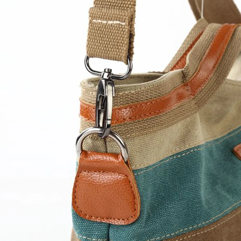 Hot Sale Striped Printed Casual Bag Women Canvas Beach Bags Female Single Shoulder Handbags Ladies Large Capacity Tote