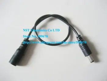 

DC cable power Jack Female 5.5*2.1 mm plug Male 5.5*2.1mm/Free shipping/100PCS