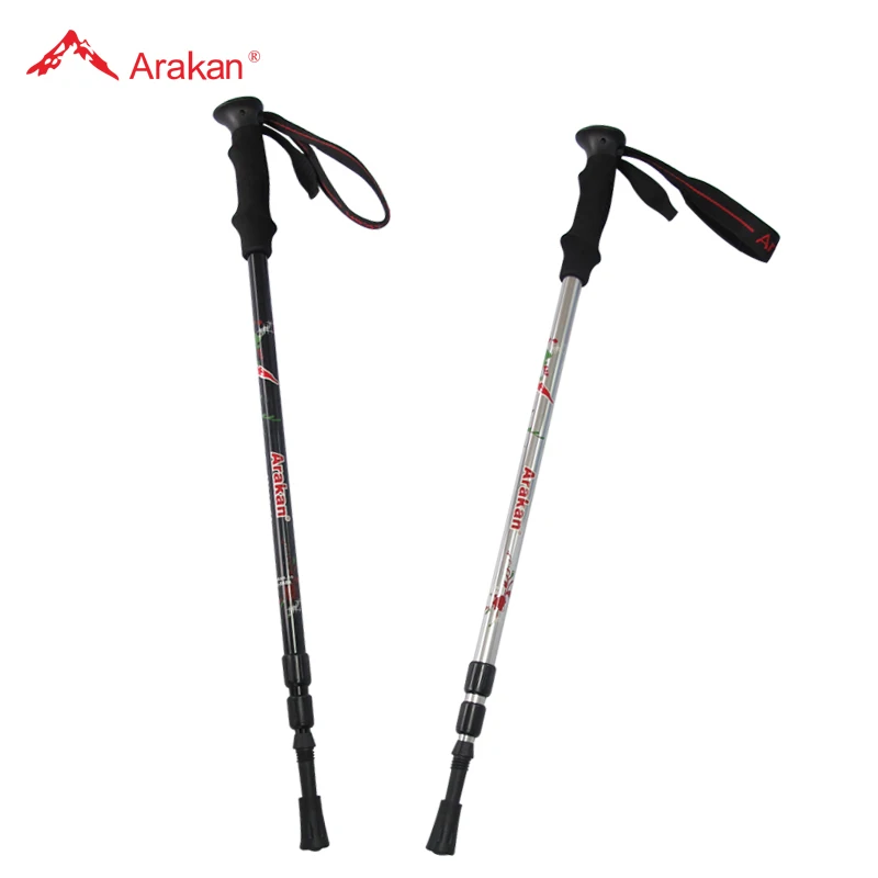 Arakan EVA Handle Walking Stick Alpenstock Telescopic Cane Trekking