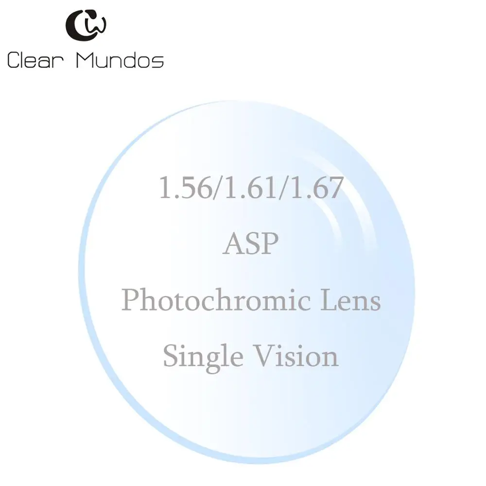 

CLEAR MUNDOS Aspherical Prescription Lenses Photochromic lenses 1.56 1.61 1.67 (ASP-0.00~-6.00 CYL-0.00~-2.00) Myopia Lenses