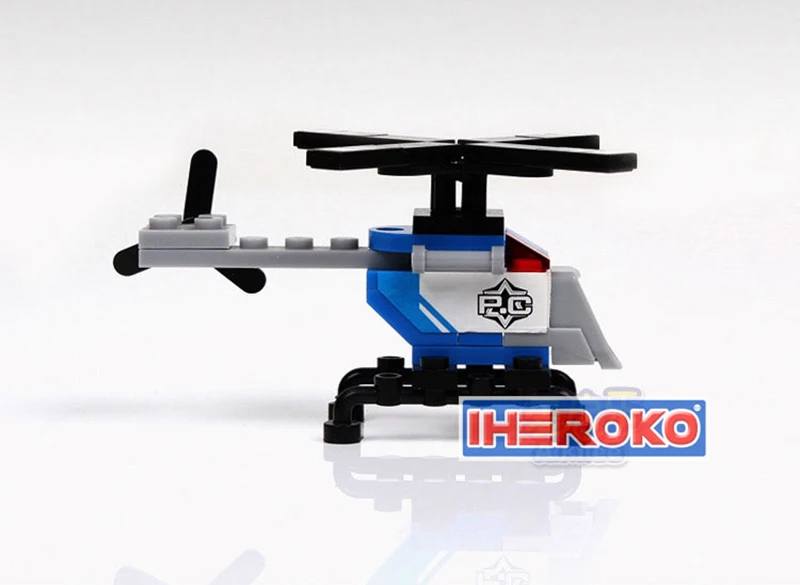 Toy building blocks - five sets of aircraft (6)