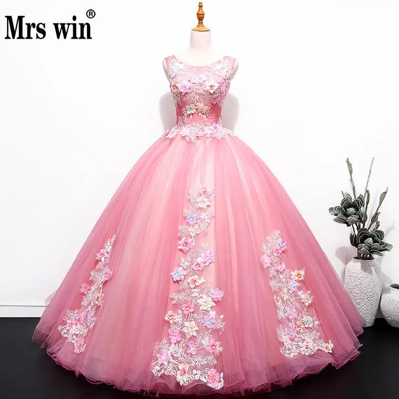 Quinceanera платье Новинка 2018 года миссис Win Роскошные вечерний для выпускного официальный милое бальное платье Бальные платья Vestidos De 15 Anos