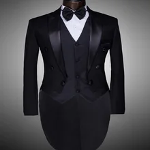 Новое поступление Для мужчин s костюм Мода Дизайн Для мужчин s белые Смокинги Костюмы с брюками лук Жених Нарядные Костюмы для свадьбы для Для мужчин Terno masculino