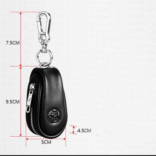 Высокое качество роскошная кожаная сумка-Футляр для ключей автомобиль mercedes benz брелок