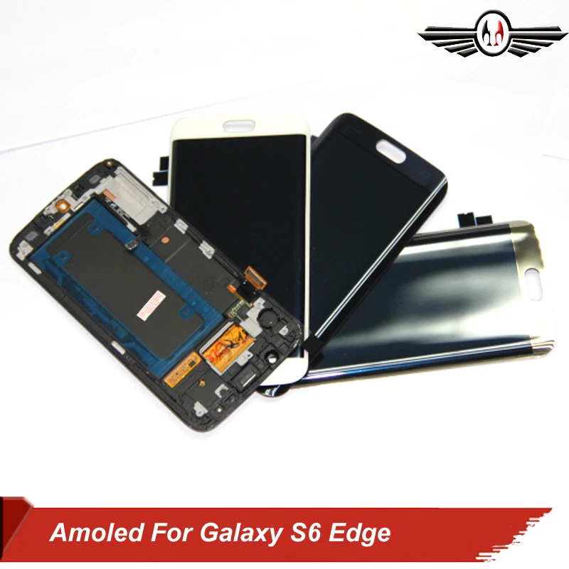 For SAMSUNG GALAXY S6 EDGE Plus G928 G928F LCD Display Touch Screen Digitizer Samsung Edge Edge+ Replace | Мобильные телефоны и