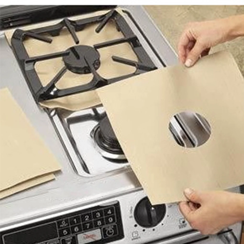 

Gas Stove Pads Non-stick Reusable Stovetop Burner Protector Liner Cover for Kitchen