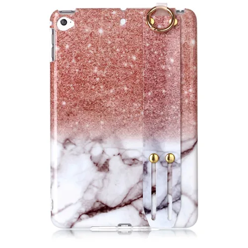 MJB DLS for mini 5 4 Роскошный Мраморный чехол Voor iPad Mini 5 A2124 A2126 A2133 7," ремешок Силиконовый ТПУ задняя крышка для iPad Mini 4 5 Coque - Цвет: MJB DLS for mini 5 4