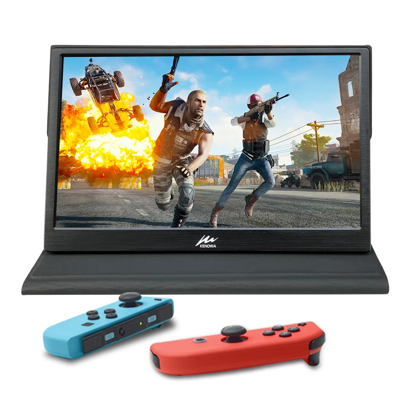 

15.6 inch 11mm 1080P IPS HD Portable LCD Monitor with Dual Mini HDMI USB Powered with Leather case ps3/ps4 Laptop Raspberry pi
