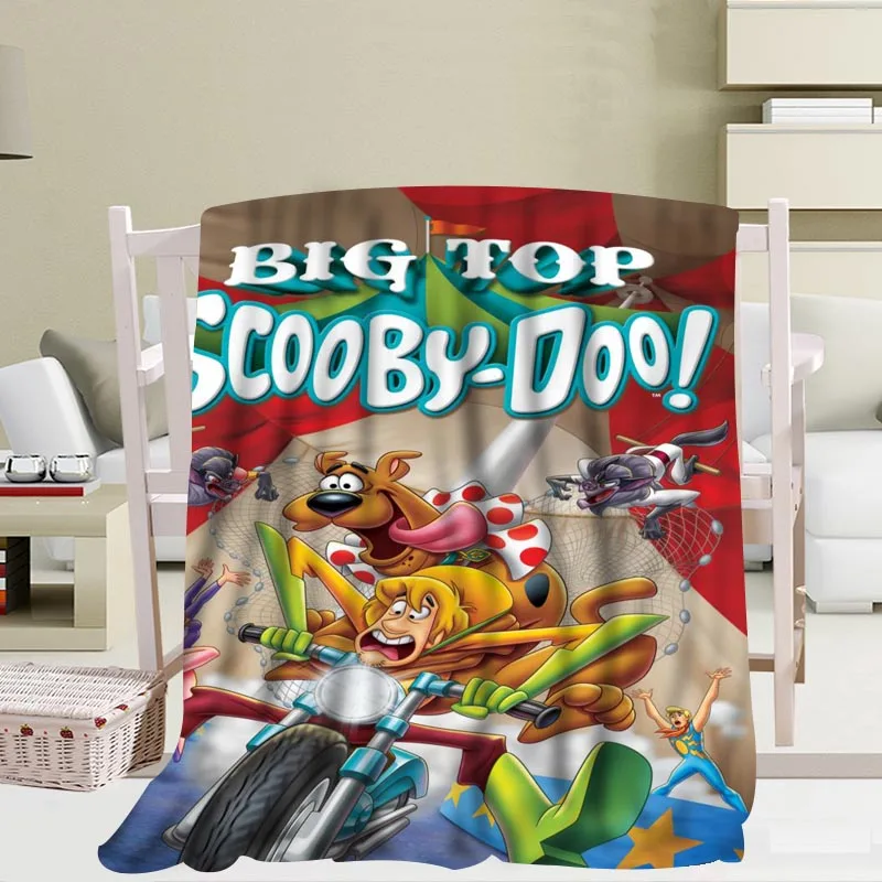 Настраиваемое одеяло Scooby Doo, покрывало для сна, покрывало s на кровать, покрывало для дивана, покрывало для кровати, мягкое теплое покрывало для путешествий