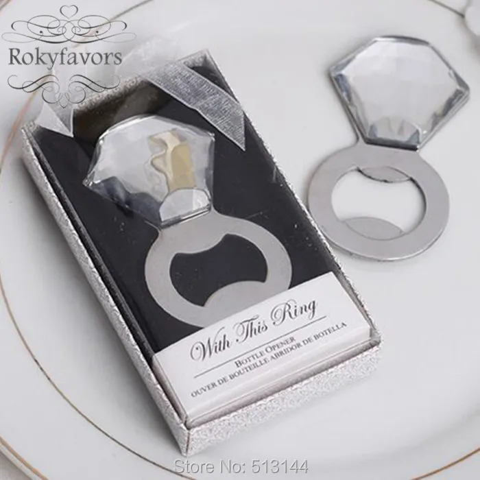 FREE SHIPPING 20pcs Elegant Diamond Ring Bottle Opener ... FREE SHIPPING 20pcs Elegant Diamond Ring Bottle Opener ...