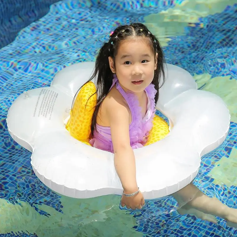 Родитель-ребенок в форме цветка плавать ming кольцо утолщаются воды Забавный плавать круг поплавок утолщение ПВХ надувные принадлежности