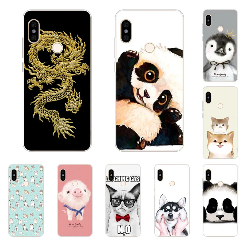 xiaomi mi max 3 Case Silicon Cute animals Painting Soft TPU Back Cover for protect Phone bags |