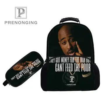 

Custom 17inch tupac_artwork Backpacks Pen Bags 3D Printing School Women Men Travel Bags Boys Girls Book Computers Bag#1031-11-1