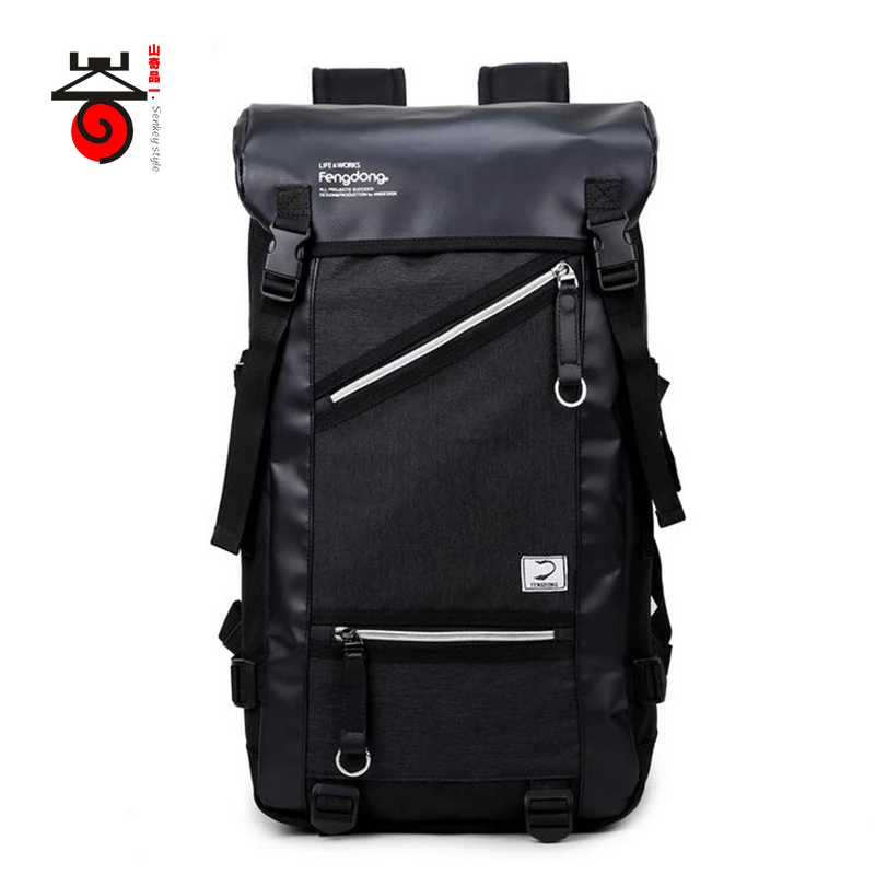 

Senkey style 2018 New Fashion Brand Men Backpack Large Capacity Travel Laptop Backpacks High Quality Waterproof Male SchoolBags