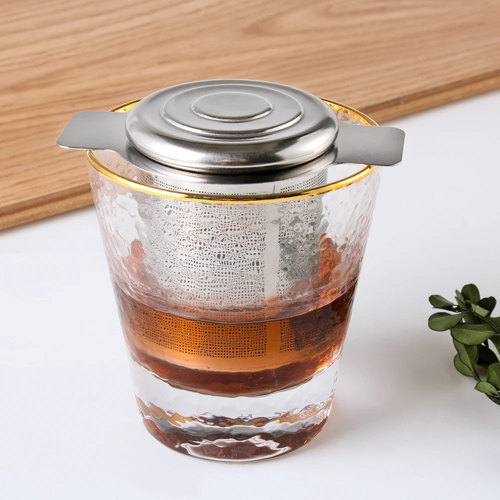 Tea And Coffee Filters 2 Handles Stainless Steel Tea Infusers Basket