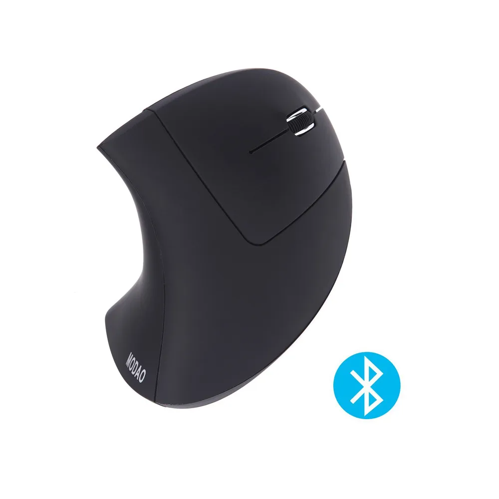 

2018 MODAO Ergonomic BLUETOOTH Vertical Mouse with 3 Adjustable DPI human engineering mouse slim mouse wireless BluetoothA30