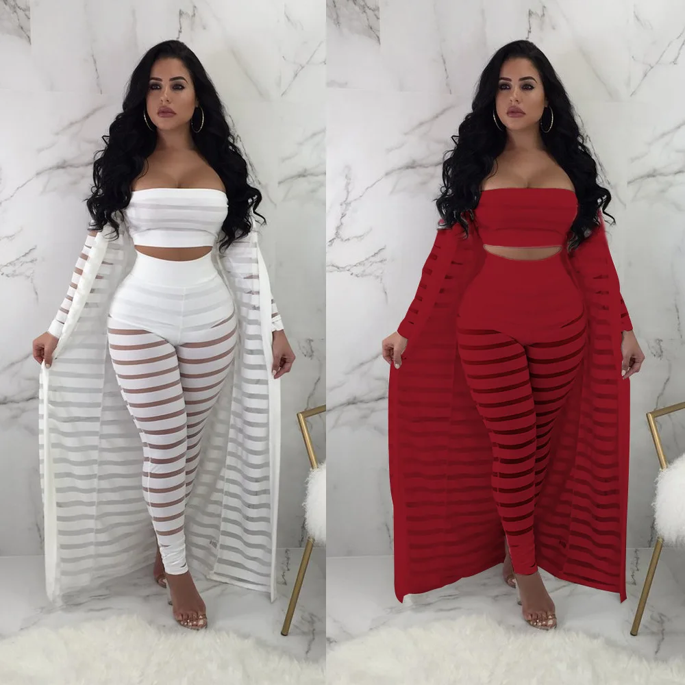 

2018 New Sexy Women's Jacket Lace Hook Cheongsam Slit Ladies Shawl Outside The Long Section Plus Size S-3XL Dress