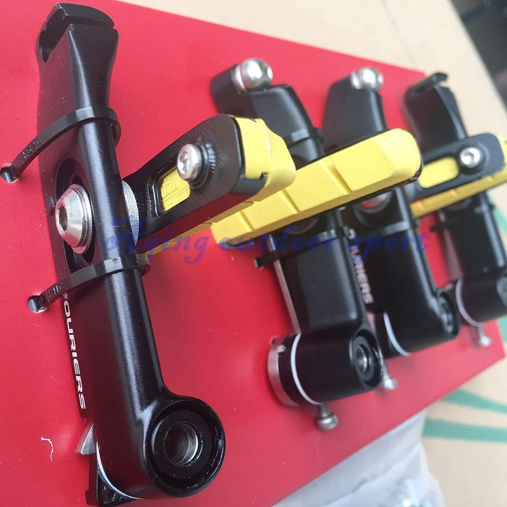 

Front + Rear Fouriers Alloy Road Bike Aero Direct Mount V Brake With Swissstop Brake Pads For Giant Propel Carbon Wheels