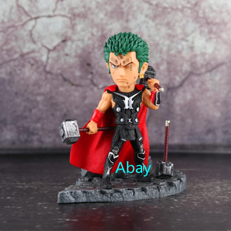 One Piece Roronoa Zoro Cosplay Thor Three Pole Flow Thor Hammer Banpresto World Figure Colosseum Bwfc Pvc Action Figure Toy H246 Action Figures Aliexpress