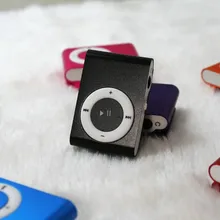 2 шт случайный цвет мини Клип MP3-плеер с микро TF/SD слот для карт спортивные мини MP3 музыкальный плеер Горячая