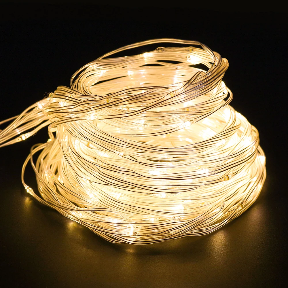 

3Mx3M USB LED String Light LED Copper Wire String Holiday Outdoor Fairy Lights For Christmas Party Wedding Decoration #