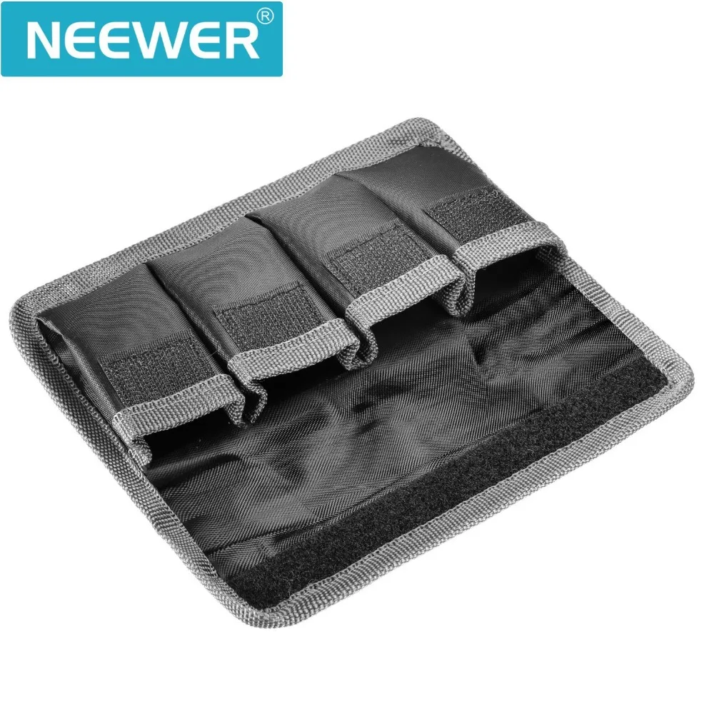 Neewer DSLR Аккумулятор сумка/чехол для AA батареи и lp e6/fw50/ f550 больше подходит Nikon D800 Canon
