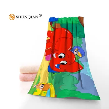 

Art Elephant Cartoon Towels Microfiber Bath Towels Travel,Beach,Face Towel Custom Creative Towel Size 35X75cm And 70X140cm A8.8