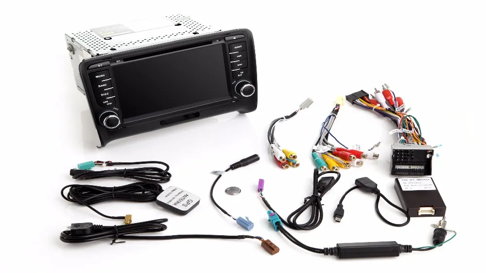 Excellent Android 8.0 4G RAM / Android 7.1 2G 2 DIN Car DVD PLAYER For AUDI TT GPS radio stereo wifi navigation touch screen multimedia 3