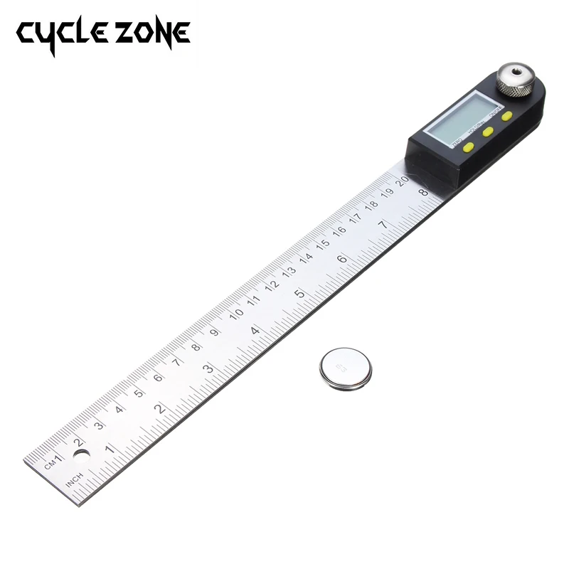 200 мм Цифровой угломер и уровень гониометра измерительный инструмент электронный угломер из нержавеющей стали угловая линейка