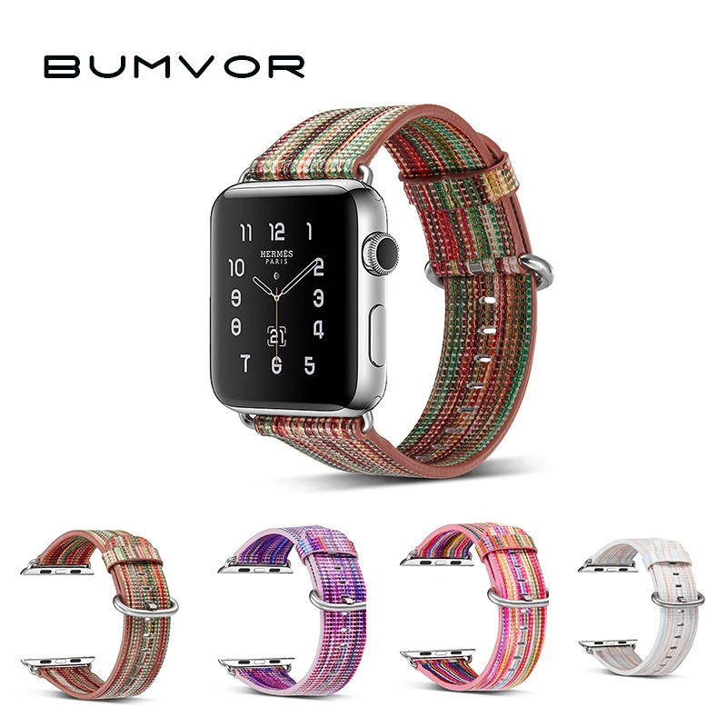 Высокое качество ткани ремешок Ремешок для applewatch серии 38 мм/42 мм часы группа AW05