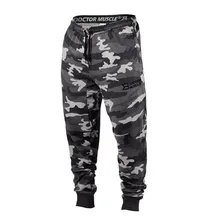 Для мужчин камуфляж тонкий тренажерный зал Кемпинг и Пеший Туризм Плотные брюки Запуск Велоспорт Спорт Фитнес тренировки Леггинсы дропшиппинг