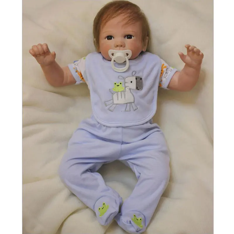 

Doll Reborn Babies 20inch Silicone Reborn Dolls 50cm PP Cotton Body Lifelike Doll Newborn Realista Doll BeBe Reborn Brinquedos