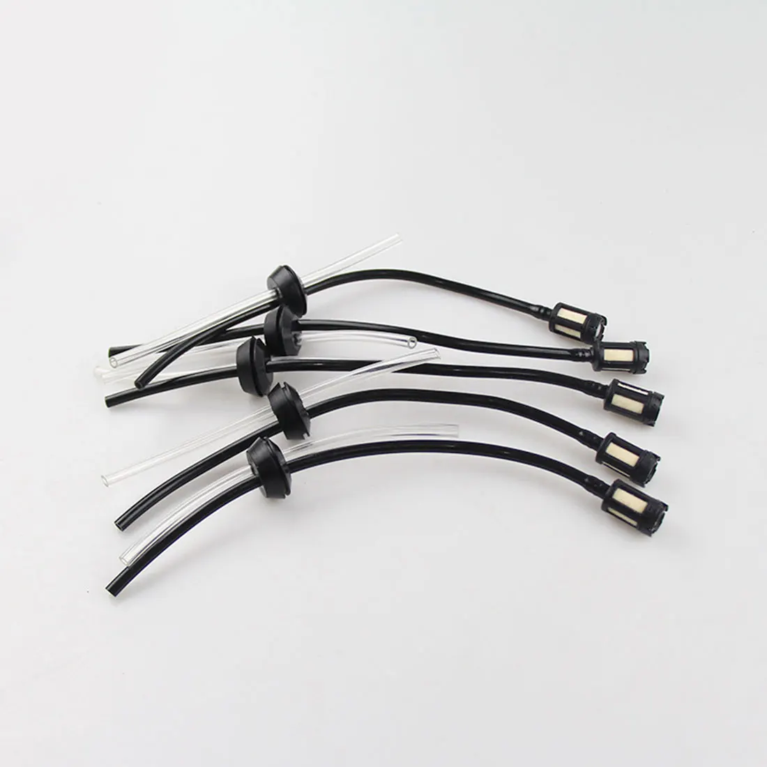 

Tool Parts Replacement Fuel Hose Oil Pipe + Tank Fuel Filter Assy Chainsaw Parts for Grass Strimmer Brush Cutter Color Random