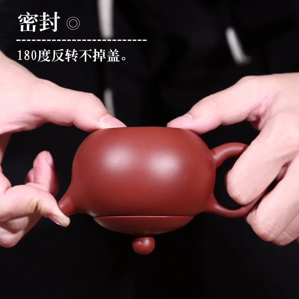 140 мл Yixing Zisha Чайник известный Dahongpao чайник ручной работы из фиолетовой глины чайник для кипячения воды чайник Улун чайник