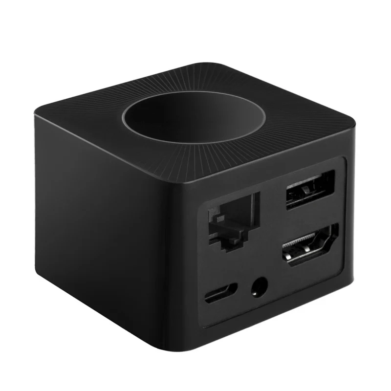 

Universal Q2 WiFi Display Dongle 5G & 2.4G Dual-band Wireless Screen Mirroring Adapter 1080P Ethernet Port Screen Sharing Device