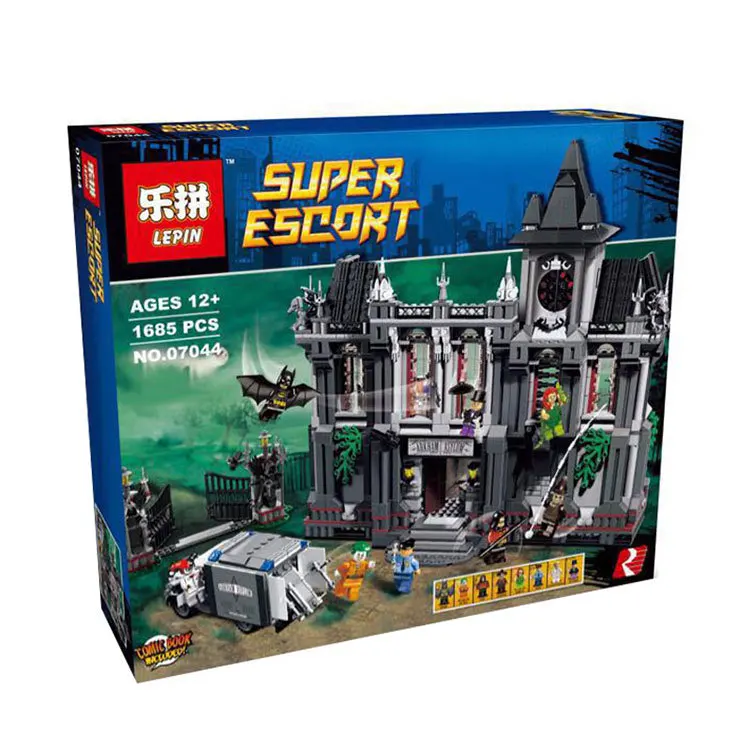 

Lepin 1685 unids super hero series batman asilos establece ninos educativos bloques de construccion ladrillos Compatible 10937