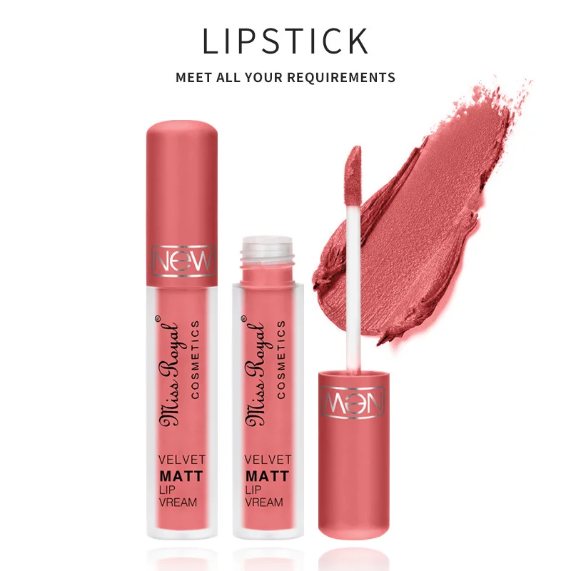 2019 12 colors Velvet Lipstick Liquid Matte Makeup Waterproof Long Lasting Matt Lip Gloss Pigment Beauty Makeup Charming Lips