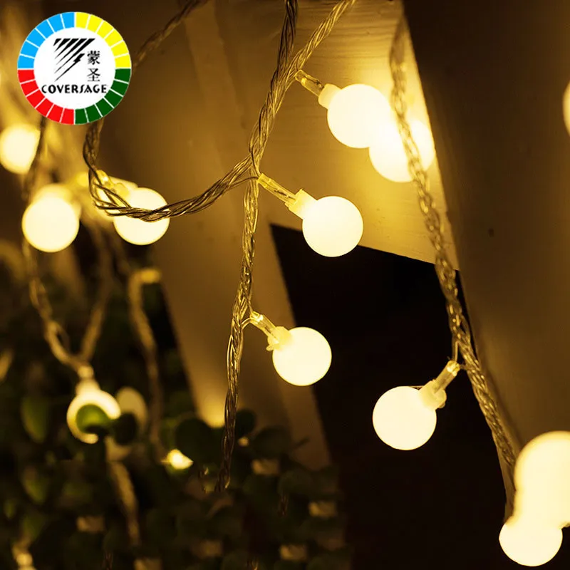 Coversage 10M100 Led Festoon Christmas Tree Garland String Xmas Decoration Ball Led Curtain Navidad Curtain Fairy Lights Holiday Coversage 10M100 Led Festoon Christmas Tree Garland String Xmas Decoration Ball Led Curtain Navidad Curtain Fairy Lights Holiday