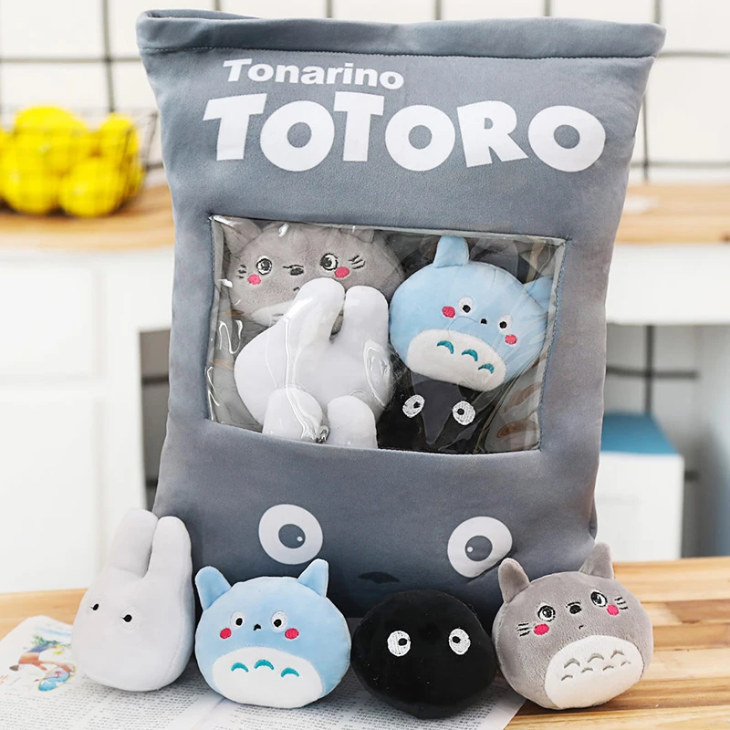 Candice guo one bag плюшевая игрушка мягкая кукла аниме забавная Подушка totoro карманная