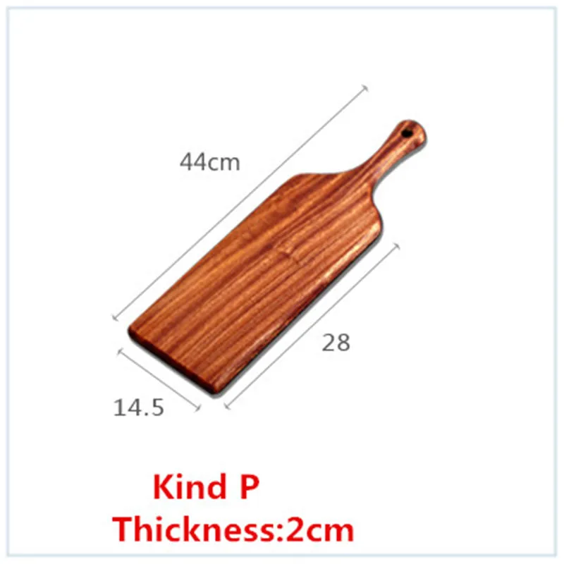 Деревянная тарелка для стейка сабили из черного дерева, тарелка для стейка из говядины, Западная тарелка для еды, прямоугольная доска для хлеба, тарелка для пиццы сабили - Цвет: Q