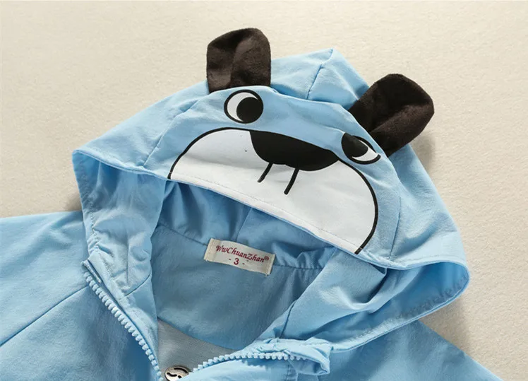 Baby Girls Totoro jacket Cute bear Cartoon Hooded Coat Baby Boys Totoro Outerwear Baby sport Jackets Toddler kids clothing