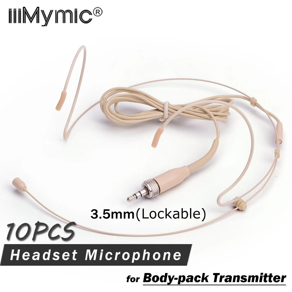10 шт. профессиональная гарнитура конденсаторный микрофон для Sennheiser беспроводной
