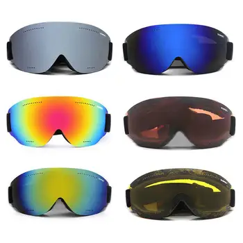 

Frameless Single Layer Adult Ski Goggles Large Spherical Glasses Hiking Outdoor Riding Wind and Sand Ski Goggles