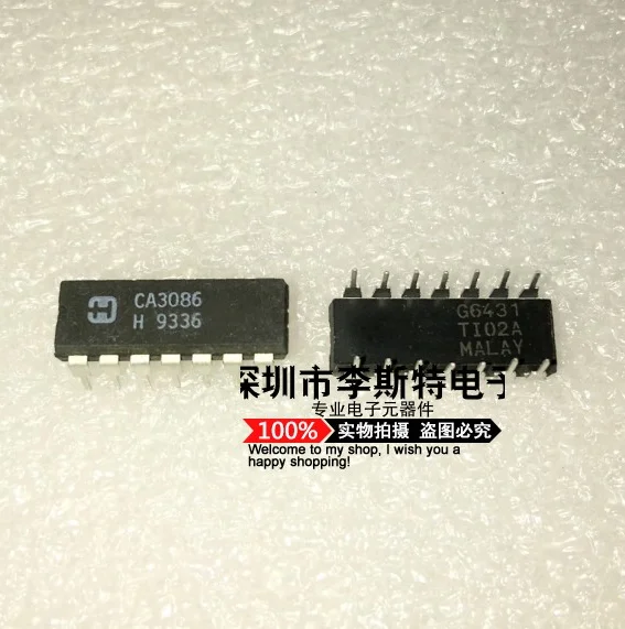 Reland Sun 5 Stück CA3086 DIP14 IC - CA3086E DIP-14 Transistor Array